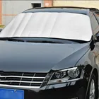 Универсальный автомобильный чехол для лобового стекла, зимний солнцезащитный козырек, устойчивый к атмосферным воздействиям, зимняя техника, автомобильные аксессуары