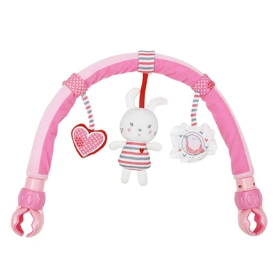 Bunny not with box Горячая Распродажа, 1 шт. детская ложка из babybett подвесные детские Зебра синий с принтом «Слон и розовым Кроликом, музыка постель с игрушкой и коляска детская игрушка-погремушка подарки - Цвет: Bunny not with box