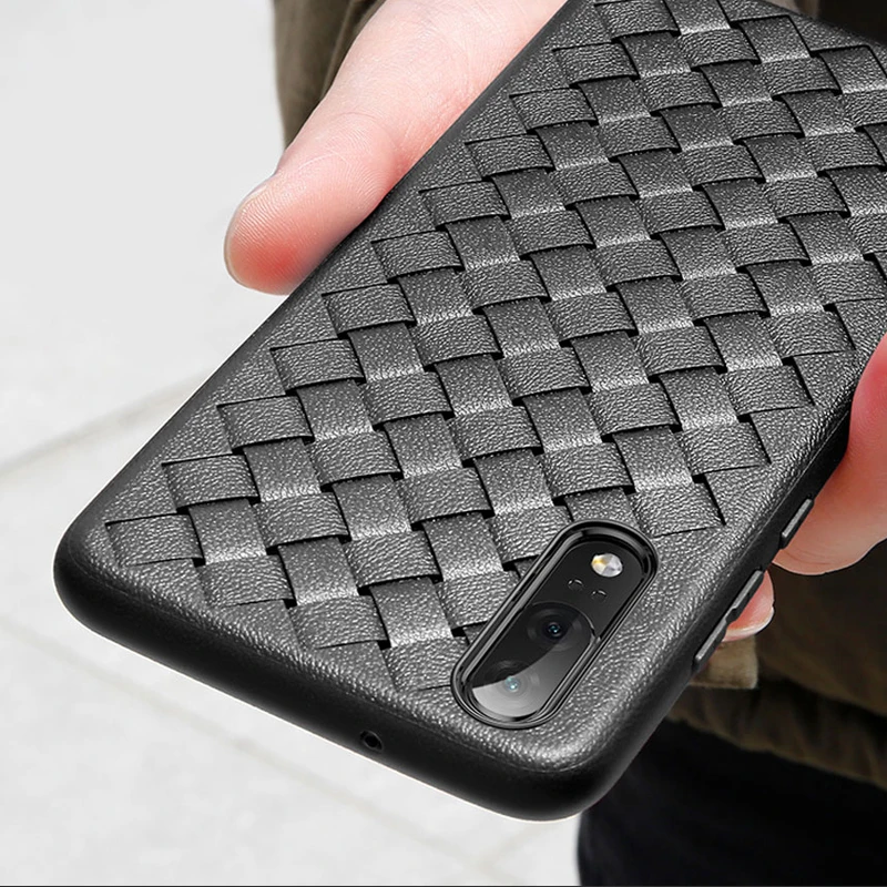 Luxury Grid Case For Huawei Y7 Y6 Y5 Y3 2017 Y9 Prime Y7Pro 2018 2019 P20 Lite Plus Ultra Thin Silicon Phone Cases |