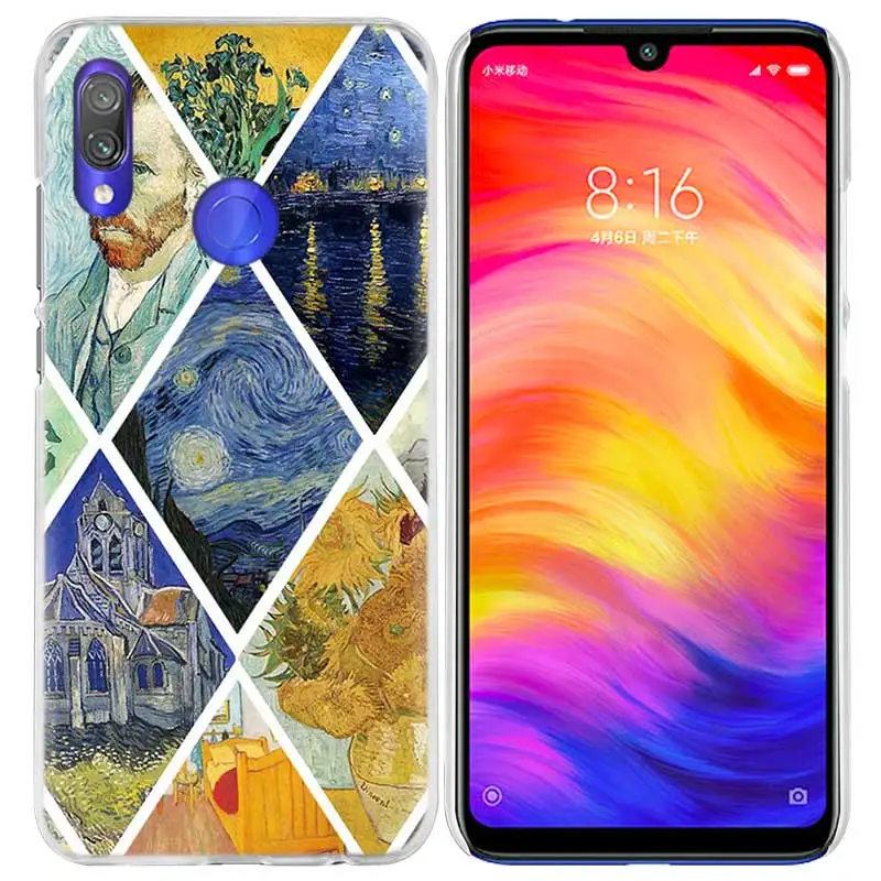07 Чехол Ван Гога с ромашками для Xiao mi Red mi Go Note 7 6 6A Pro S2 5 5A 4X mi A1 A2 9 mi x 3 5G 8 lite Play F1 жесткий чехол для телефона из ПК - Цвет: 07