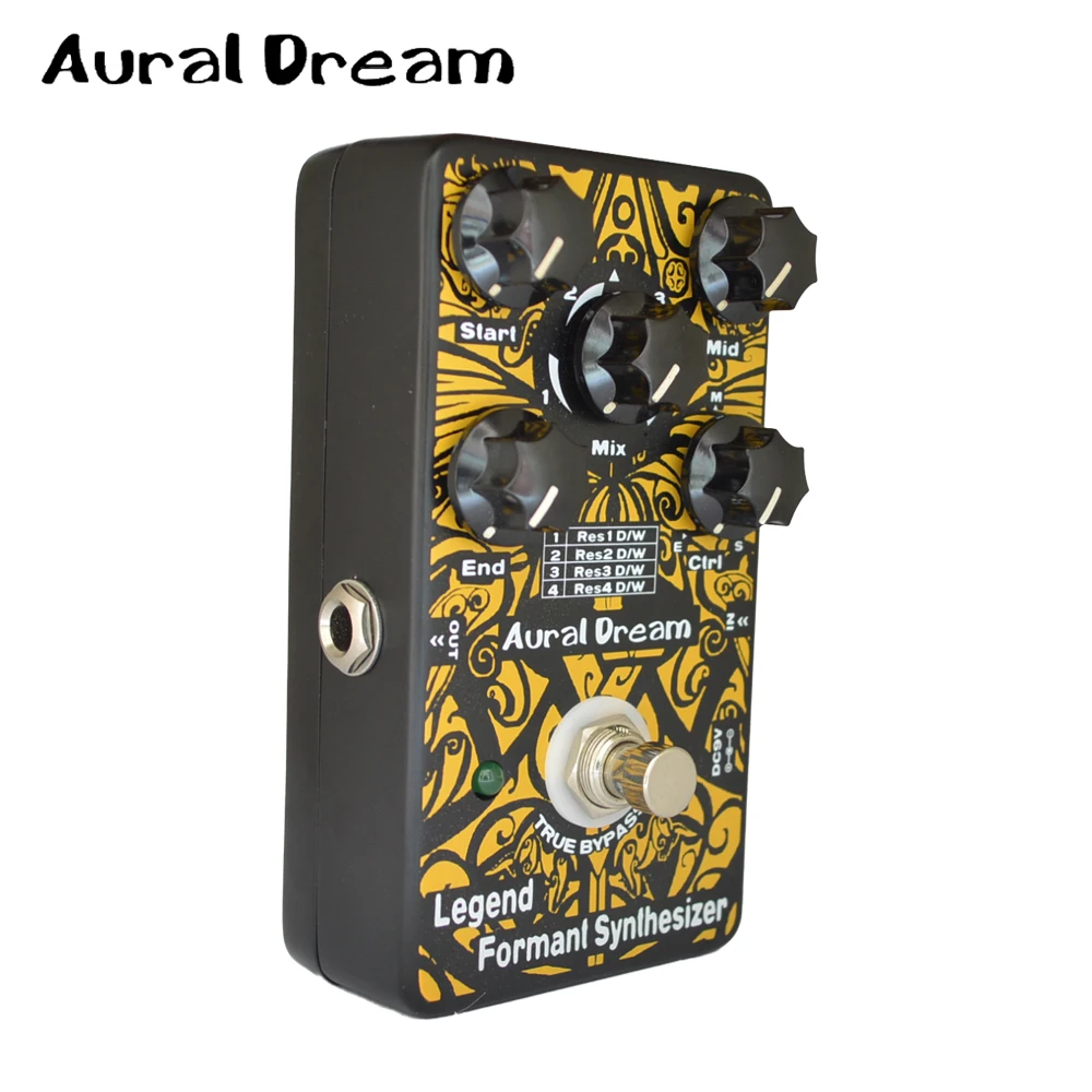 Aural Dream Legend Formant Synthesizer Guitar Effects Pedal with 3 Vowel(Front/central /Back ) and 4 Modes Dry / Wet Control | Спорт и