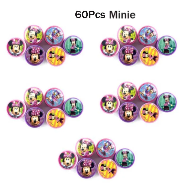 10 x 6 Minne Ассорти Подарочные игрушки штамп подарки дети 60 шт Goodie сумки карнавальные призы праздничные вечерние принадлежности наполнители для пиньяты - Цвет: 10 x 6 Minne