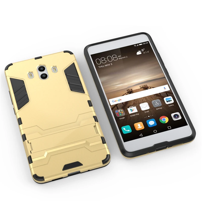 Гибридный армированный чехол для Huawei P20 P10 P9 P8 Plus Lite Pro с подставкой Mate 8 9 10 Honor V10 |