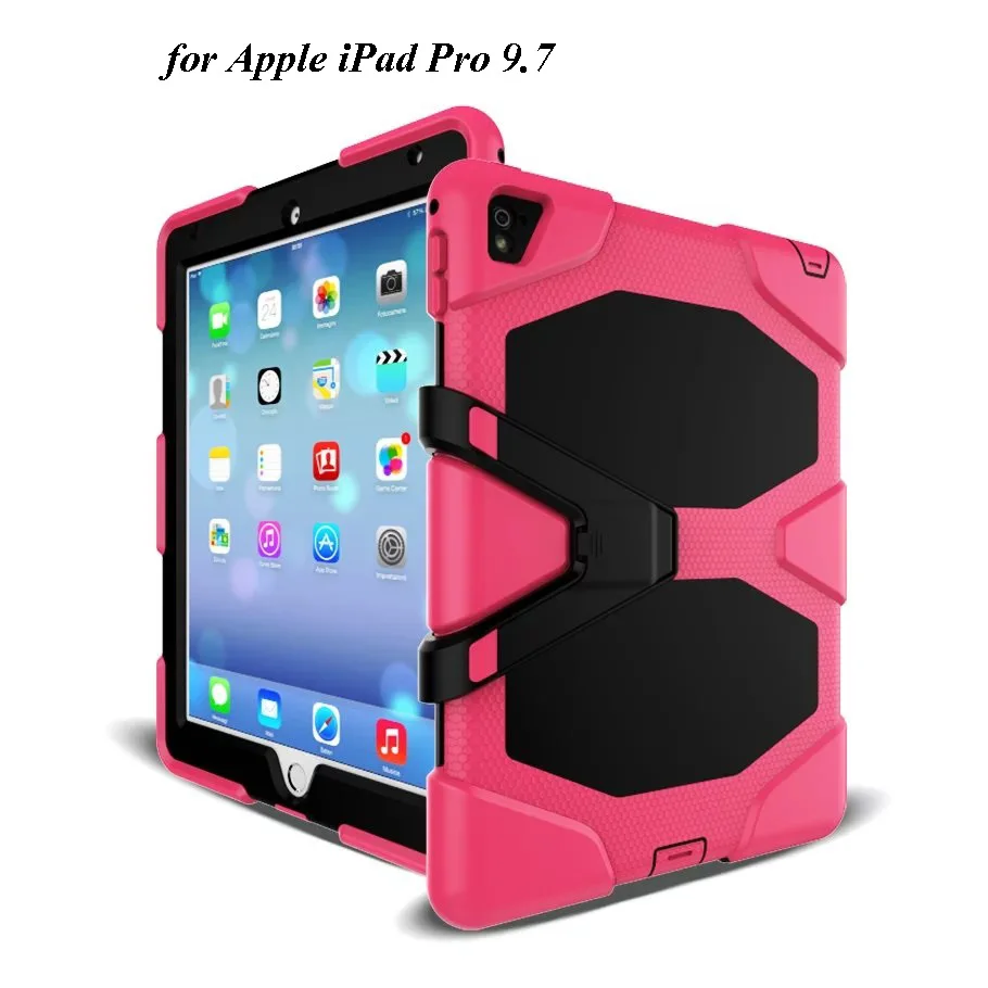 Чехол-подставка для iPad 9 7 2017 Pro Hybrid Armor PC силиконовый чехол 20 шт./лот компанией DHL Fedex