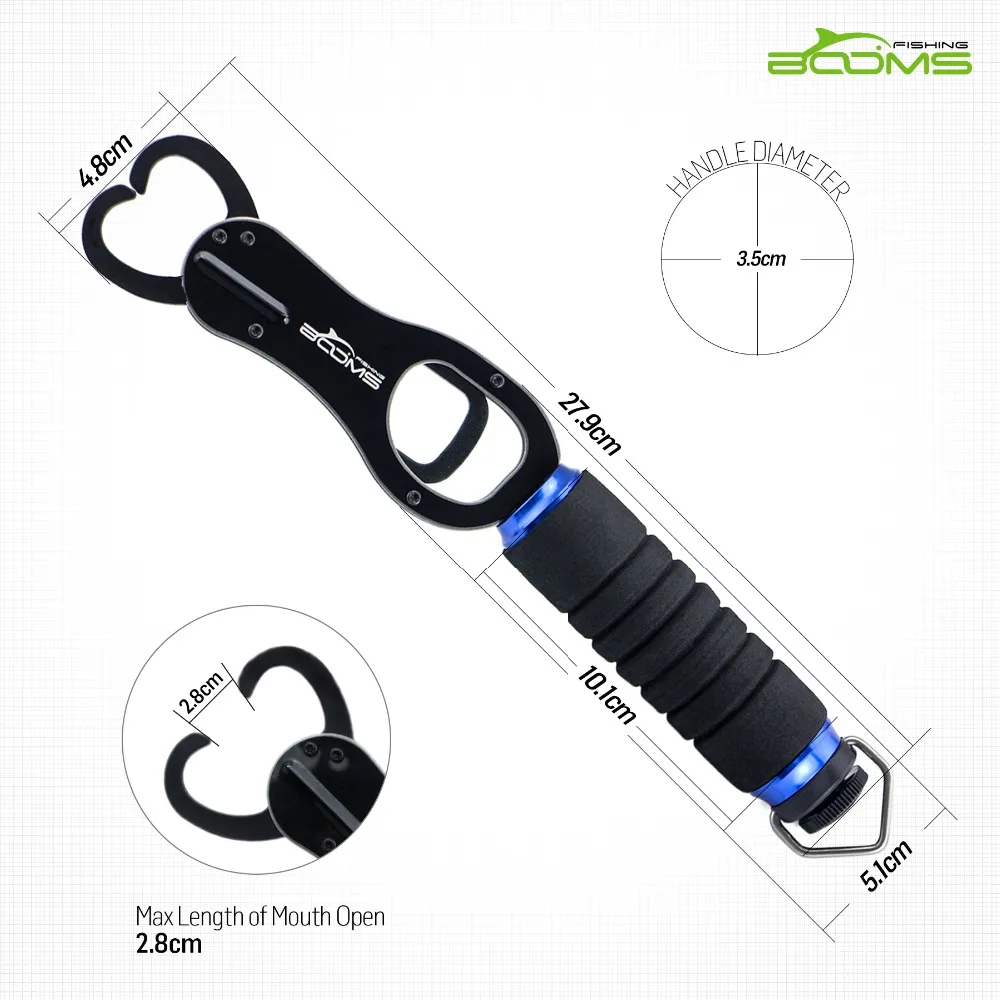 Booms Fishing G3 рыба губа захват из нержавеющей стали и алюминия с весом|boom boom|steel