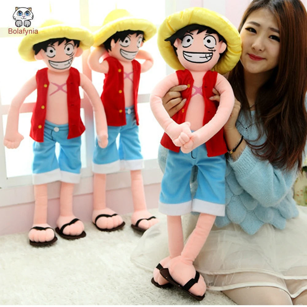 BOLAFYNIA Детская плюшевая игрушка на Рождество подарок день рождения Luffy пиратский