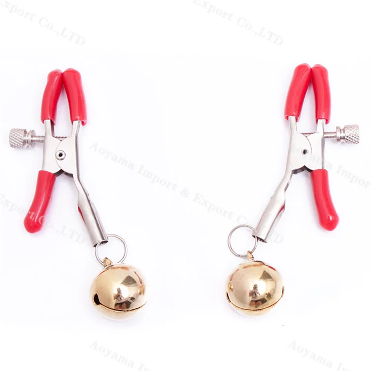 Female Nipple Clamps Toys Milk Clip Stimulation Breast Fetish Bell Adult Sex Game | Красота и здоровье
