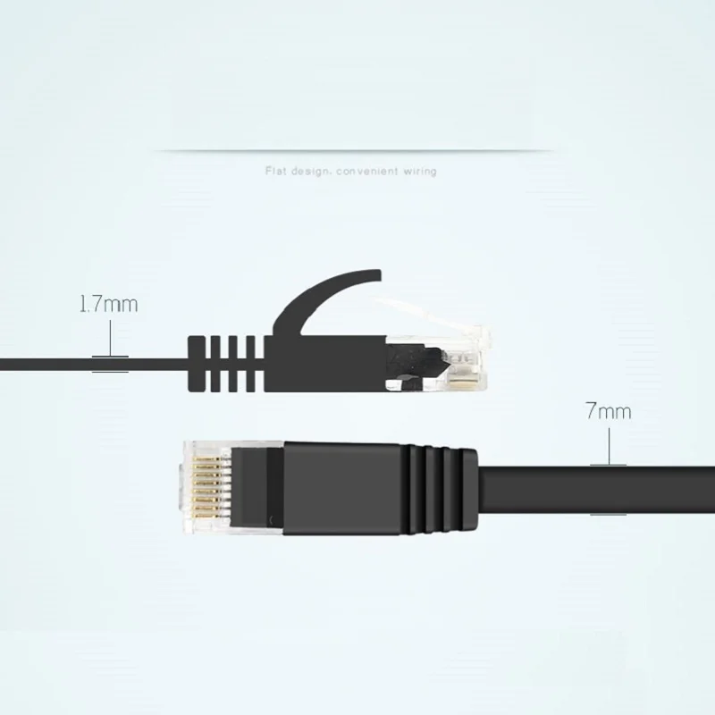 6 упаковок 1 м 3 фута кабель CAT6 плоский UTP Ethernet сетевой RJ45 соединительный LAN