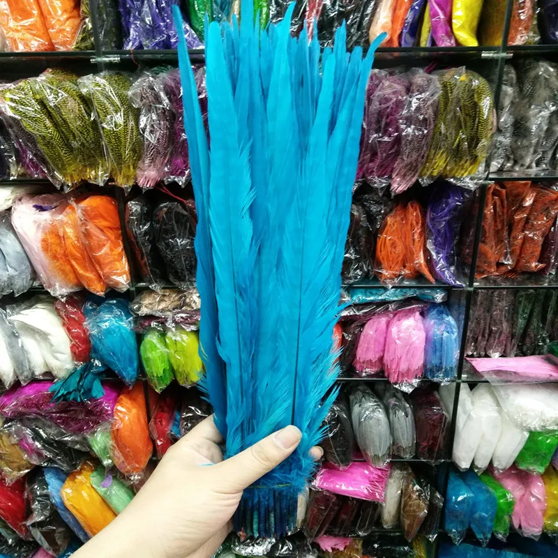 50/100 шт натуральные перья из хвоста фазана 20-22 дюйма DIY Ювелирные изделия