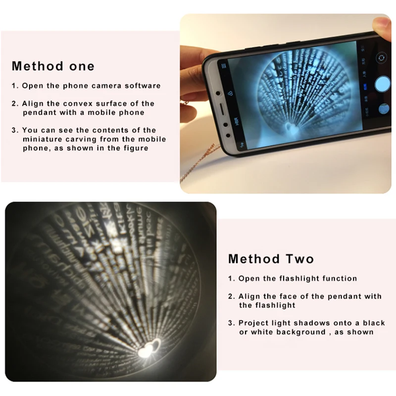 Ожерелье с кулоном в виде глаза ангела на 100 языках свадьбу надписью I Love You