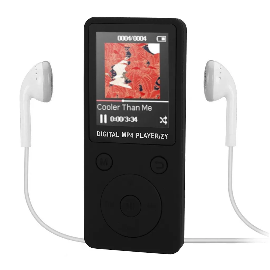 Черный Беспроводные устройства портативный bluetooth MP3-плеер цветной экран fm-радио видео игры фильм - Цвет: Черный