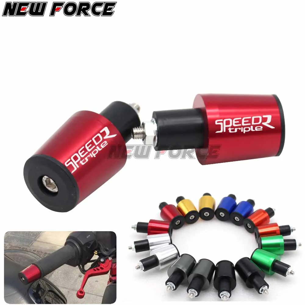CNC 22 мм ручки для руля ручка колпачок P Triumph Daytona SPEED TRIPLER 675 675r 955 955i 1200 T100 T120 T595 1050