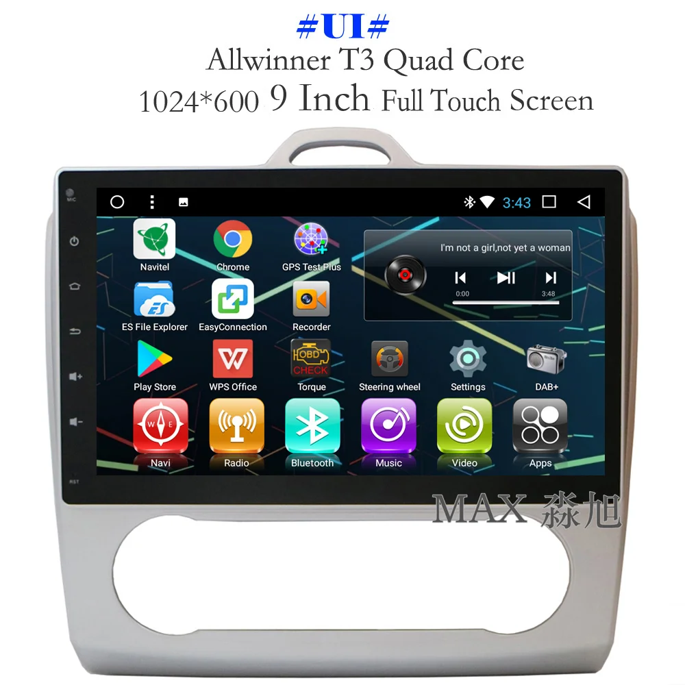 MAX Android 8 1 автомобильный DVD для Ford Focus 2 3 2004 2005 2006 2007 2008 2009 2010 2011 GPS навигация
