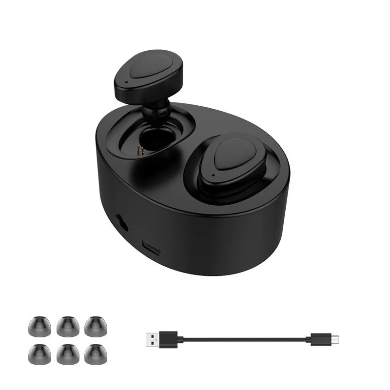 Мини TWS K2 Twins Беспроводная Bluetooth V4.1 стерео гарнитура портативное зарядное