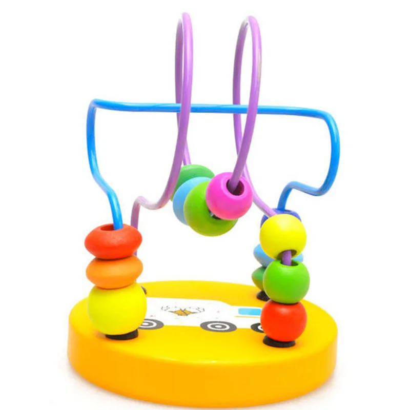 Обучающие игрушки математические деревянные головоломки маленькие Мини Бисер