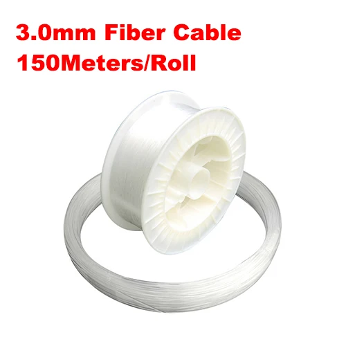 Оптоволоконный светодиодный кабель диаметр 3 0 мм 150 м/рулон|fiber light|led fiber lightled |