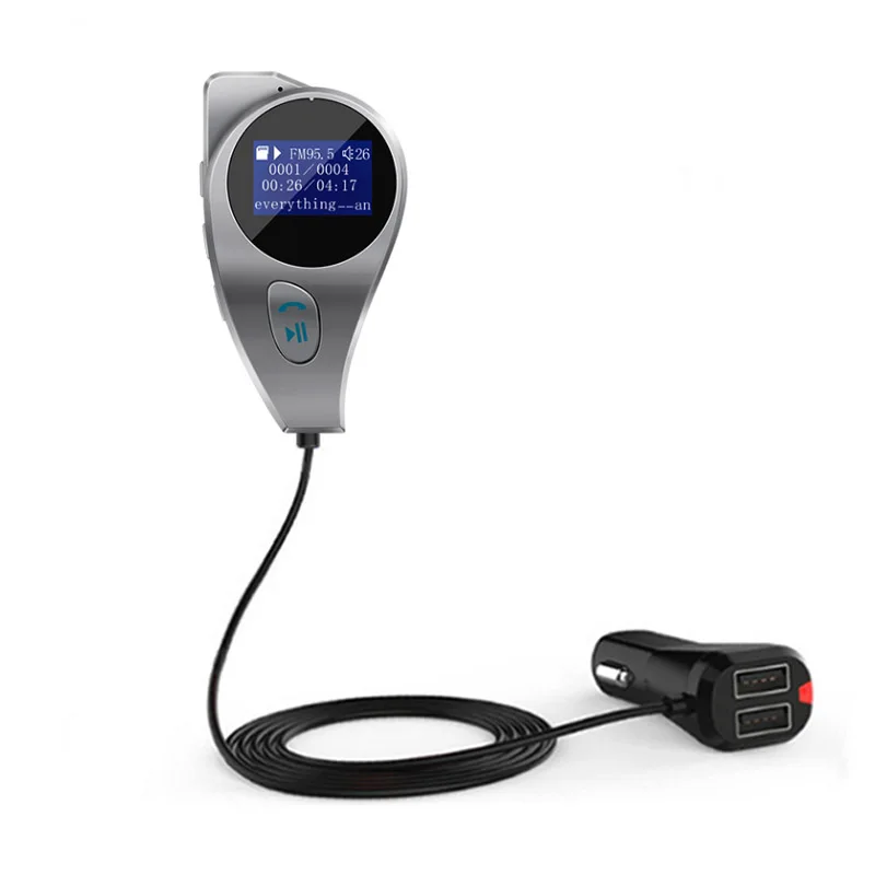 Беспроводной fm-передатчик JaJaBor Bluetooth автомобильный комплект громкая связь звонки
