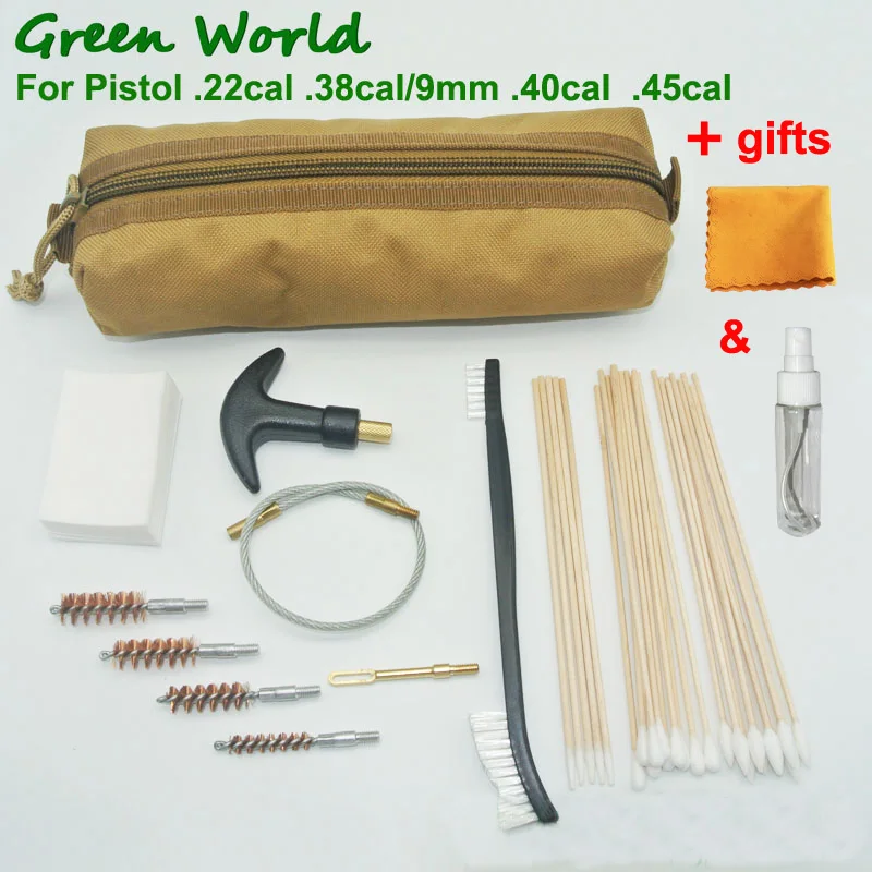 Универсальный Набор для чистки пистолета и ружья охоты Green World набор винтовки |