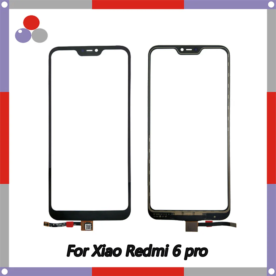Сенсорный экран для Xiaomi Mi A2 Lite стеклянная панель Redmi 6 Pro сенсорная переднее