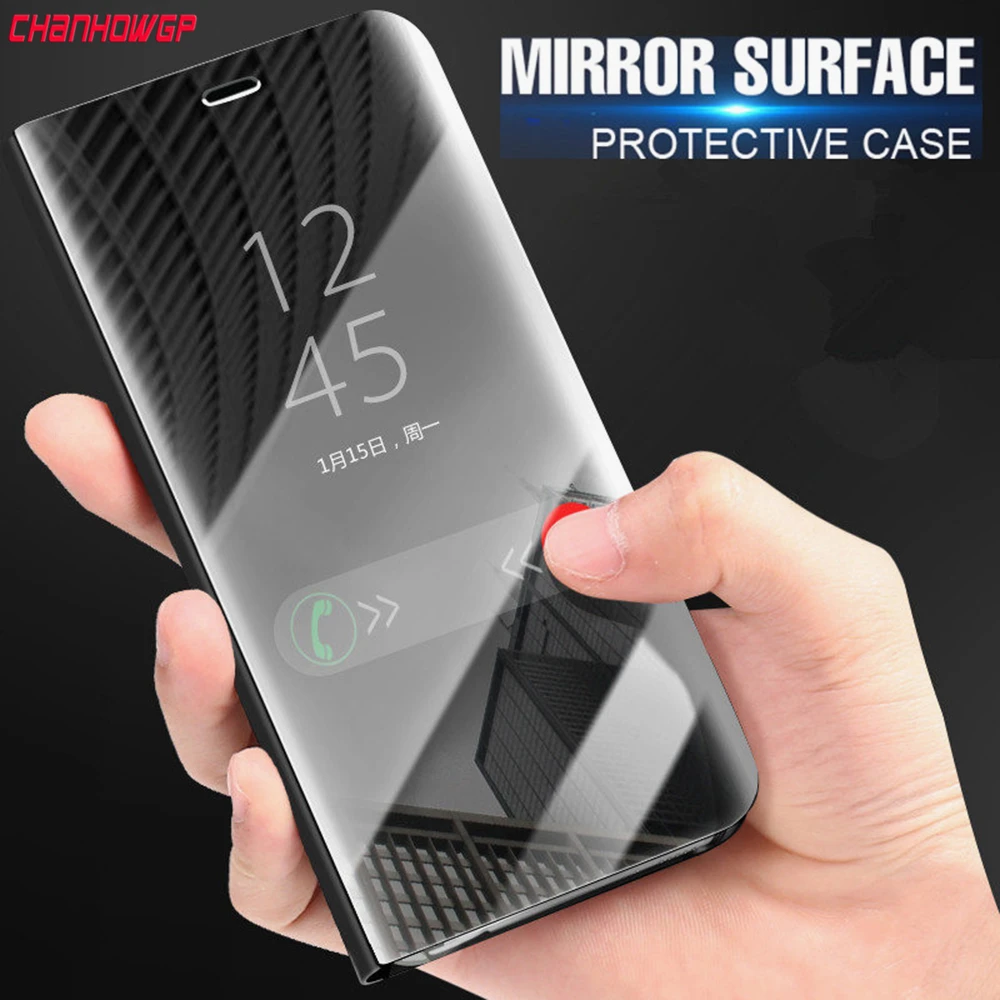 Smart View Touch Leather Mirror Case For iPhone XS MAX XR X Stand Cover Flip Cases x xr xs max 2018 Funda Coque Shell |