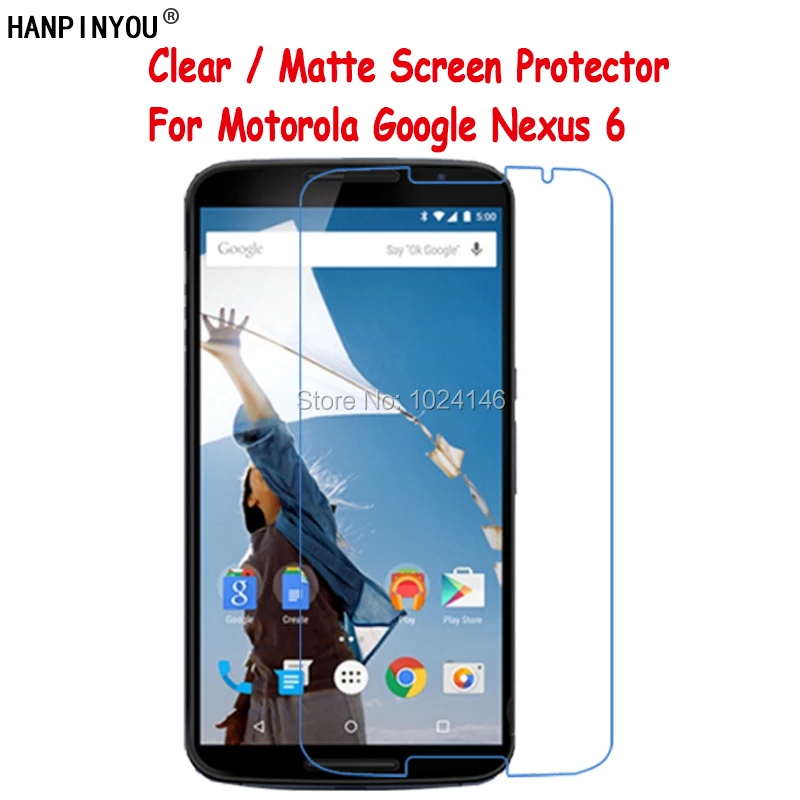 Новая HD Прозрачная/Антибликовая матовая защитная пленка для экрана Motorola Google Nexus 6 Nexus6 5 96 &quotЗащитная с