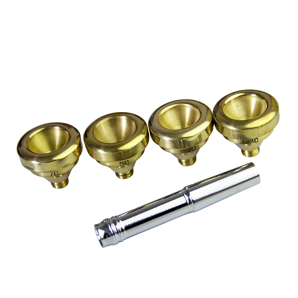 MUKU Trumpet Accessories sliver color 1-1 2C 7C 5C 3C Mouthpiece Mega Rich Tone accessories | Спорт и развлечения