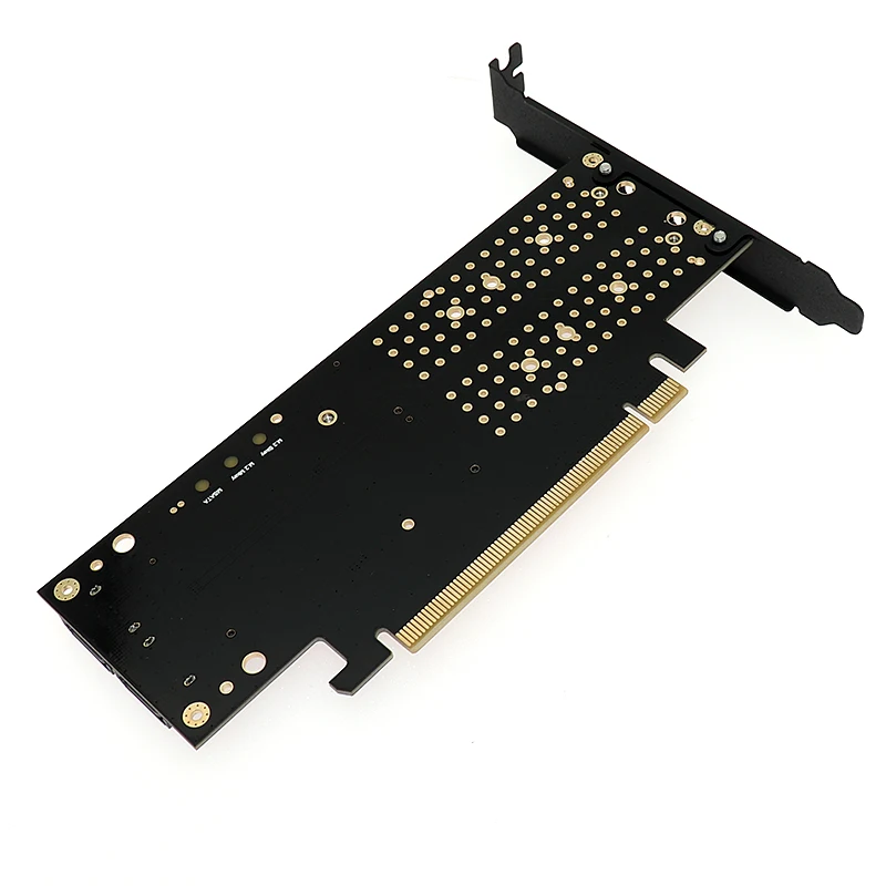 Адаптер PCI-E 3,0X16 на M.2 SSD PCIE на M2 Raiser M Key B Key mSATA 2x7 Pin SATA порт NVME M2 SSD AHCI mSATA 3 в 1 Riser Card