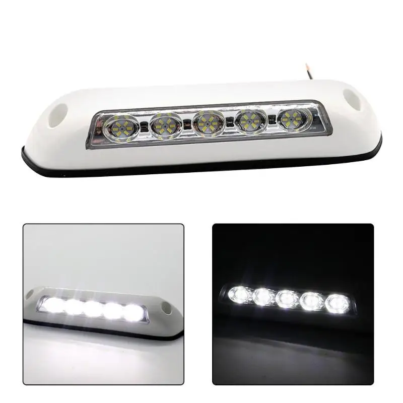 VODOOL 12V 2.6W LED RV Awning Porch Light IP67 Waterproof For Marine Caravan Camper Trailer Motorhome 5LED Exterior Camping Lamp |