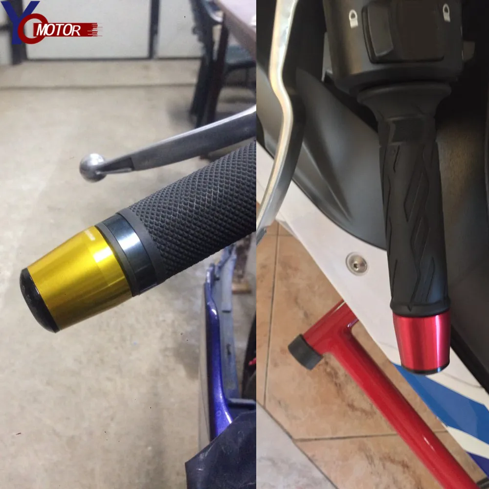 7/8 &quotCNC алюминиевый мотоцикл руль ручки рукоятка концы для KAWASAK Z250/Z300/VERSYS 300X DUCAT