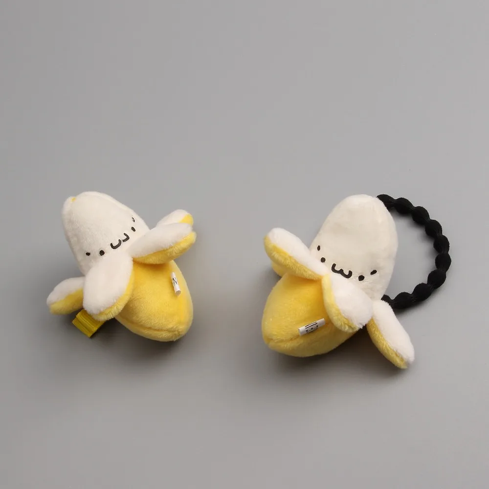 1 шт. плюшевые трехмерные Мультяшные бананы заколки для волос детский головной