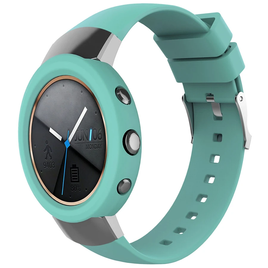 XBERSTAR 2 в 1 запасной ремешок для часов ASUS ZENWATCH 3 + защитный чехол резиновая