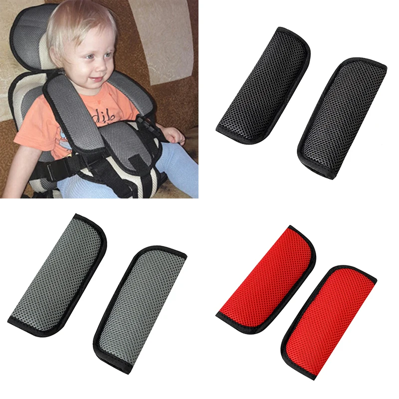 

2pcs Car Baby Child Safety Seat Belt Shoulder Cover Protector For Baby Stroller Protection Crotch Seat Belt Cover Car Styling