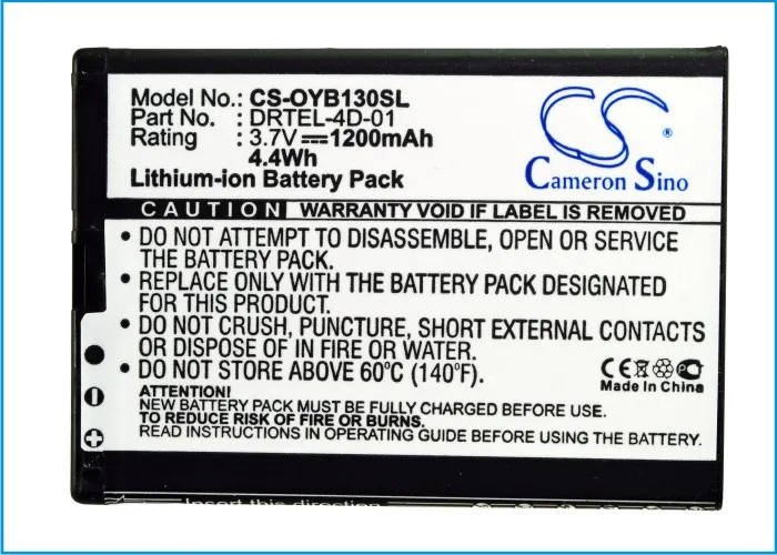 DRTEL 4D 01 батареи Cameron Sino 1200mAh для Олимпии Brio Bea fon SL320 T850 Maxcom MM238 BS Myphone 1075 Halo2|Цифровые
