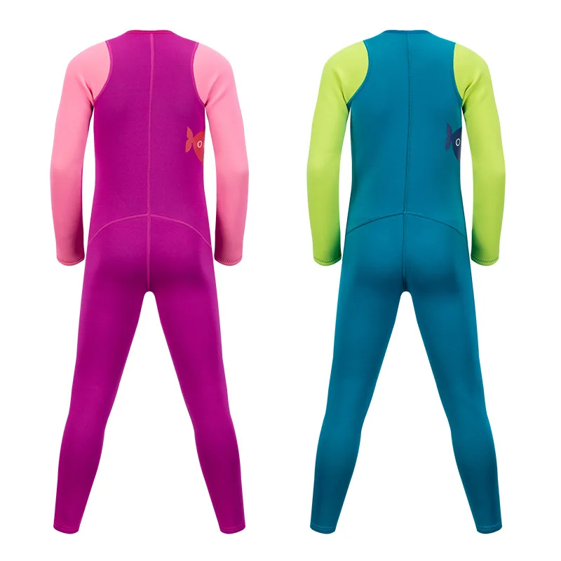 

2mm Kids Full Body Wetsuit for Surfing, Snorkeling, Swimming Thermal Spring Winter Swimwear Youth Girls Boys Height size S-4XL