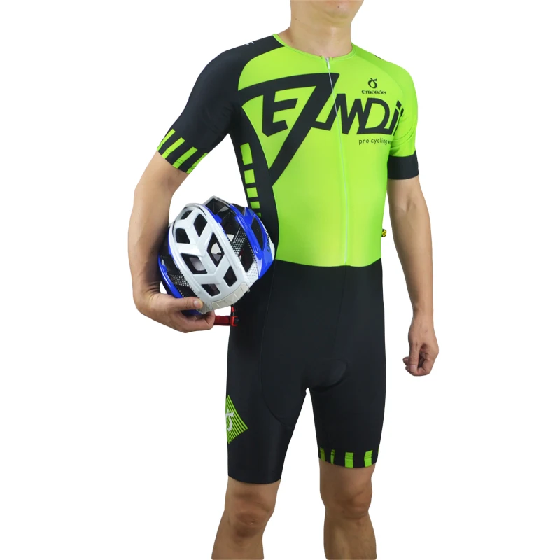 EMONDER Велоспорт Джерси Триатлон короткий рукав горные велосипеды ropa ciclismo