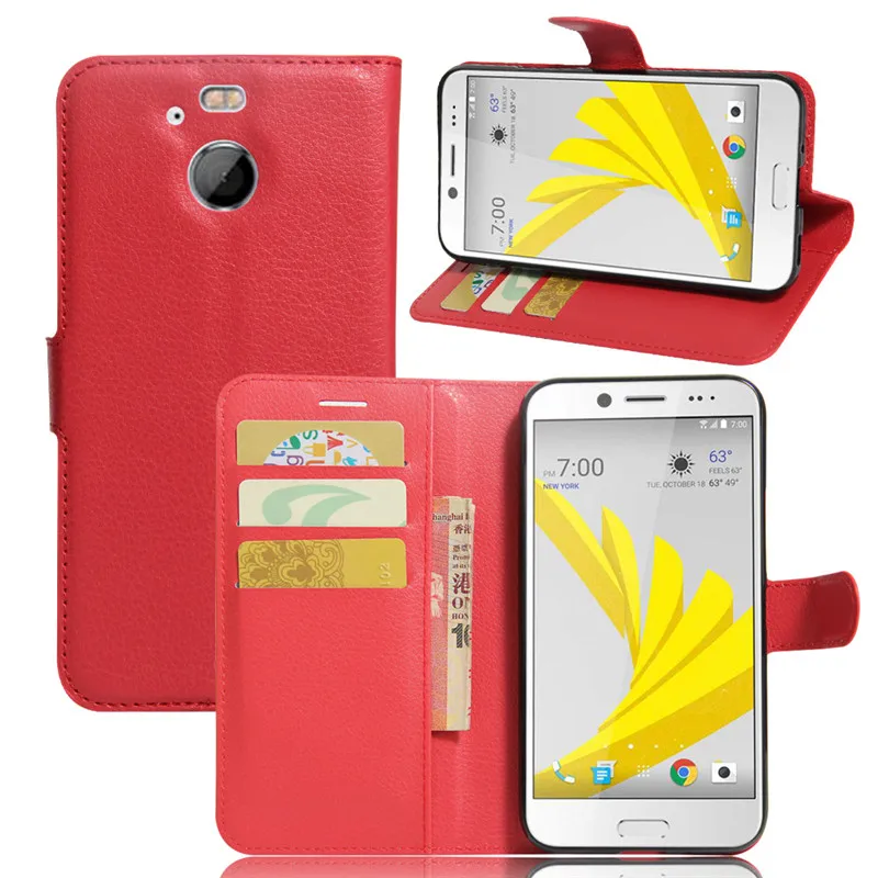 Новое прибытие люкс флип pu leather case for htc болт бумажник fundas для с слот карт|case htc|leather