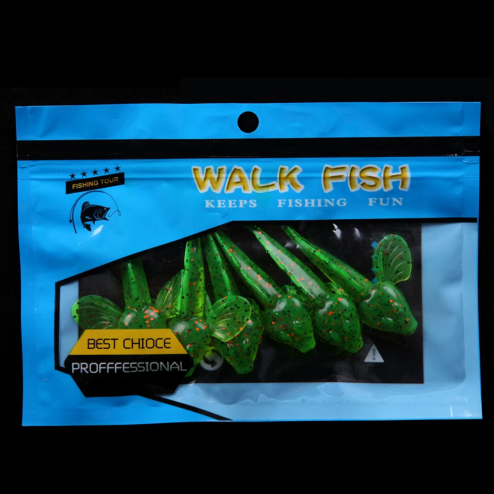 WALK FISH искусственная силиконовая рыболовная приманка 6 шт./лот мягкие приманки
