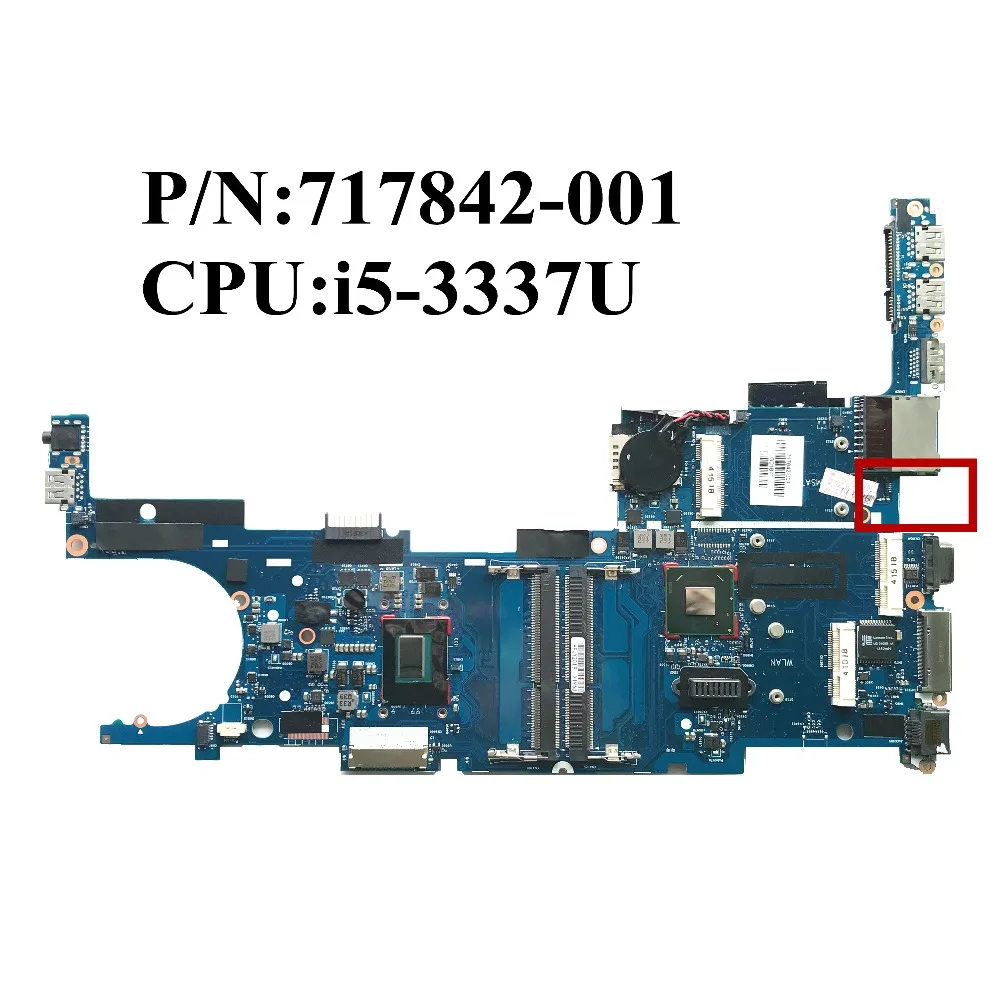 SZWXZY для HP EliteBook 9470M материнская плата ноутбука 717842 001 501 с I5 3337U 3317U DDR3 6050A2514101 100%