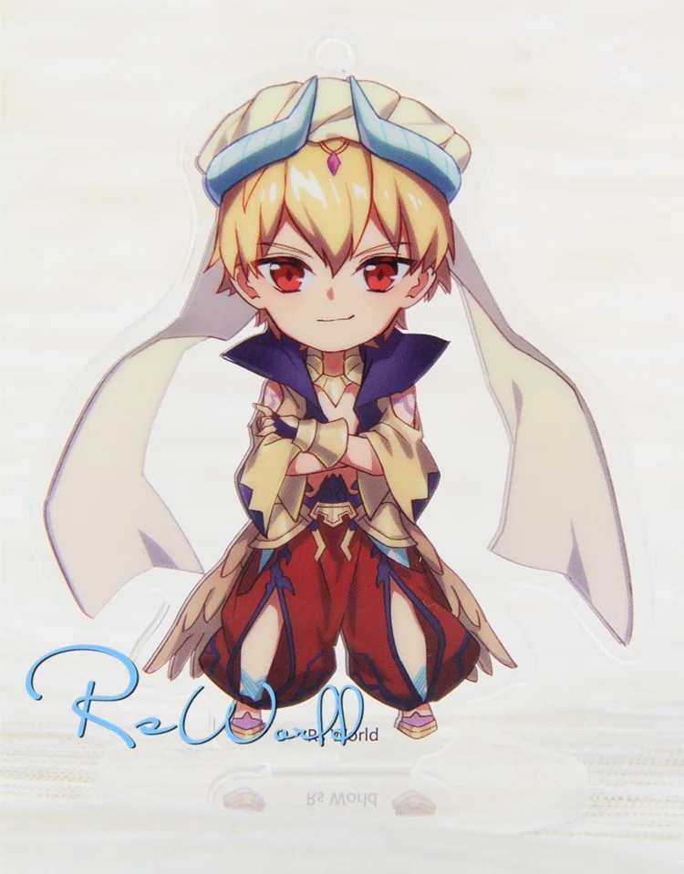 Fate Grand Order аниме Merlin Ambrosius Karna Karuna Gilgamesh Ramesses II Шарм брелок акриловая подставка