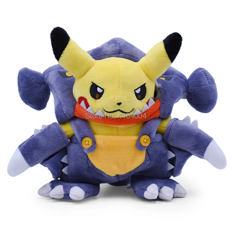 7 видов стилей Аниме Пикачу Косплей Hydreigon Tyranitar Charizard Snorlax Peluche Плюшевые игрушки Рождественский подарок для детей