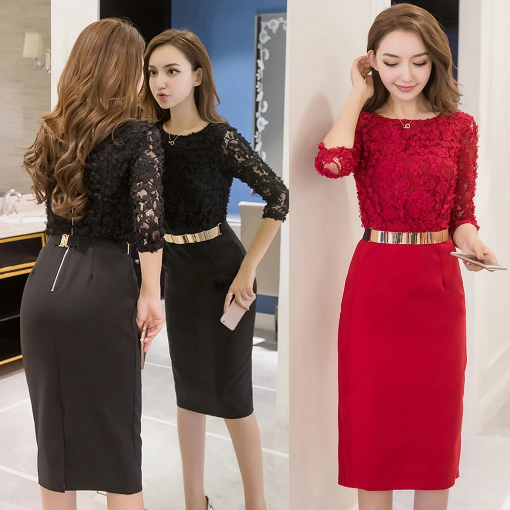 Летние Для женщин одежда новые ягодицы Bodycon Леди кружева Тонкий Секс клуб красные
