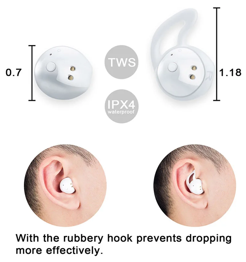 IP8X i7 TWS гарнитура Bluetooth наушники беспроводные наушники Handsfree Авто пара в ухо монитор наушники Touch PK i200 i10 i12 TWS