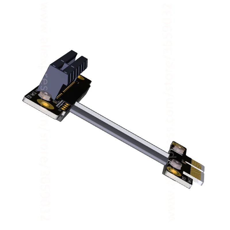 PCIe 3 0x1 Штекерный к x4 женский кабель EMI Экранирование 8G/bps PCI E III 1x 4x расширитель