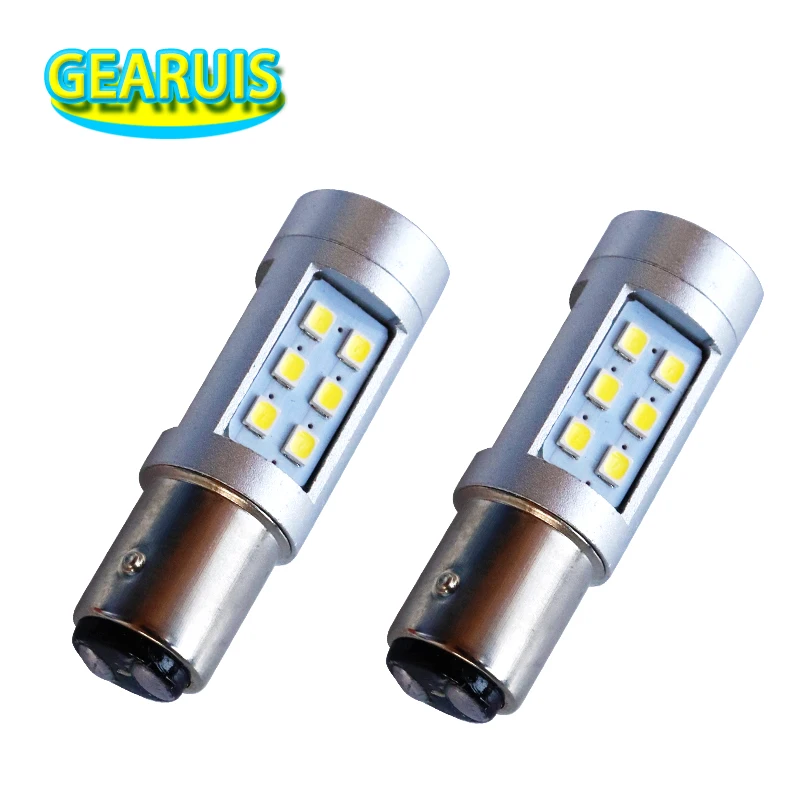 2 шт. автомобисветодиодный светодиодные лампы S25 1157 BAY15D P21/5W 1156 BA15S 21 SMD 2835|car light|light