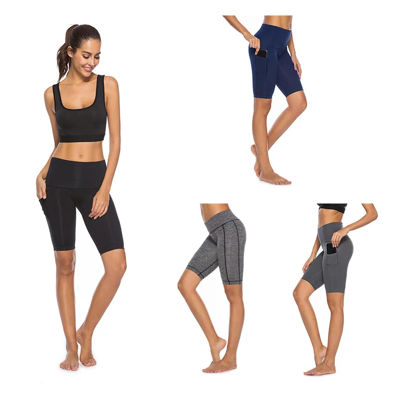 Спортивные Леггинсы Toppick с высокой талией боковыми карманами леггинсы для