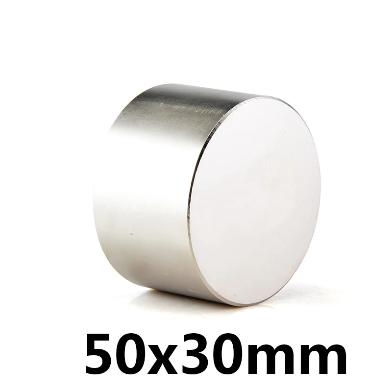 1 шт. N35 Dia50x30 мм Горячая круглый магнит 50*30 сильные магниты редкоземельный