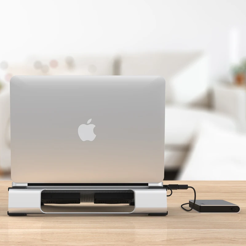 Алюминиевый Кулер для ноутбука Apple MacBook портативная охлаждающая подставка
