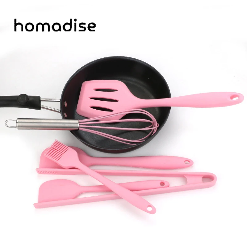 Homadise для 6 шт силиконовые инструменты выпечки набор антипригарных кухонных