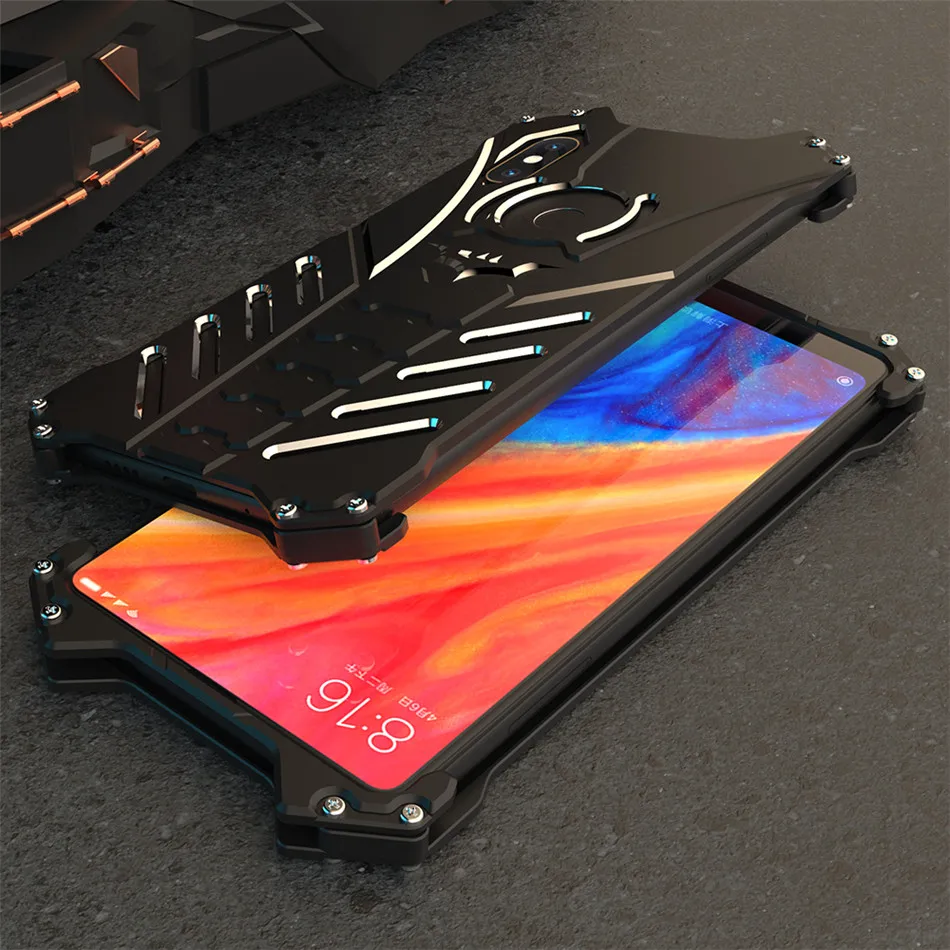 For Xiaomi mi mix 2s Case R-JUST Luxury Space Aluminium Metal Cases 5.99&quot Mobile Phone Cover Coque | Мобильные телефоны и