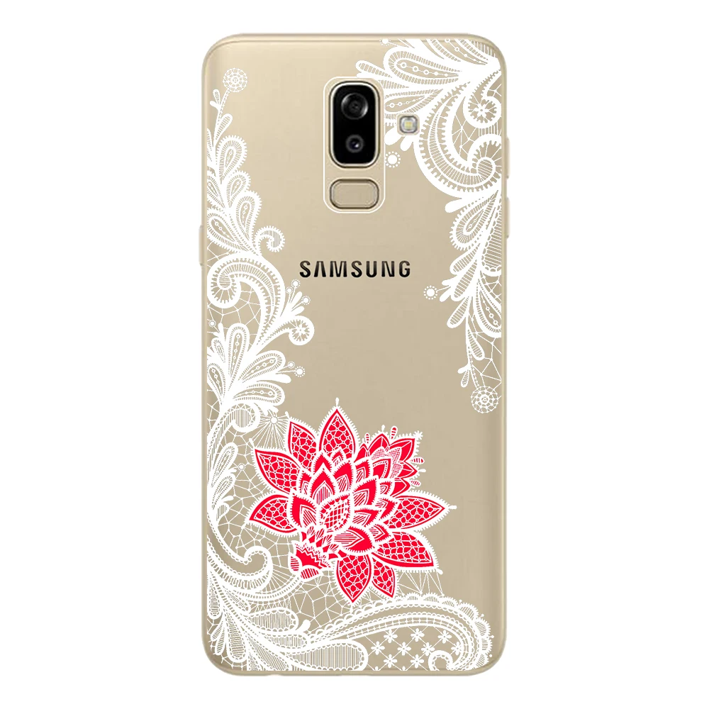 Мягкий чехол из ТПУ Funda для Samsung Galaxy J3 J5 J7 2017 года J4 J6 J8 2018 ЕС силиконовый мандала